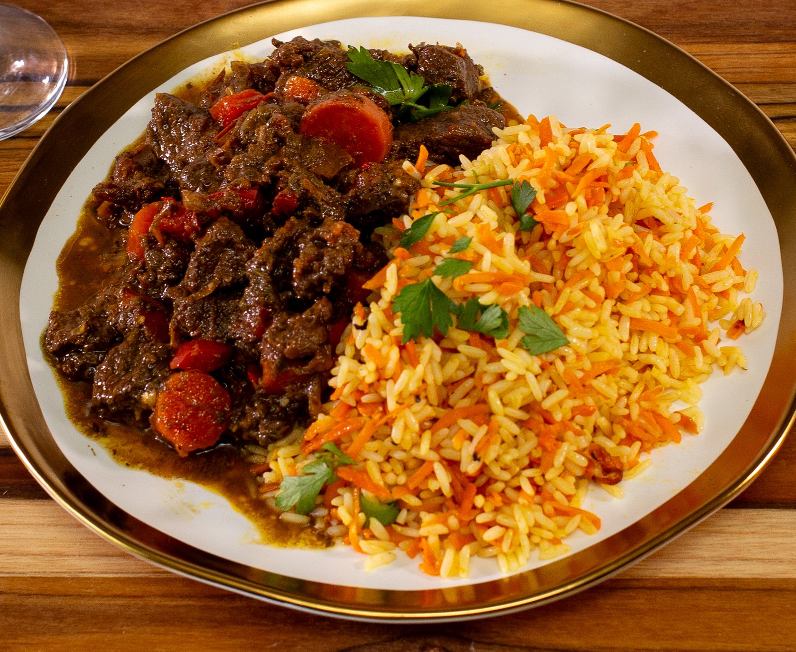 Caribbean meal prepared for the week