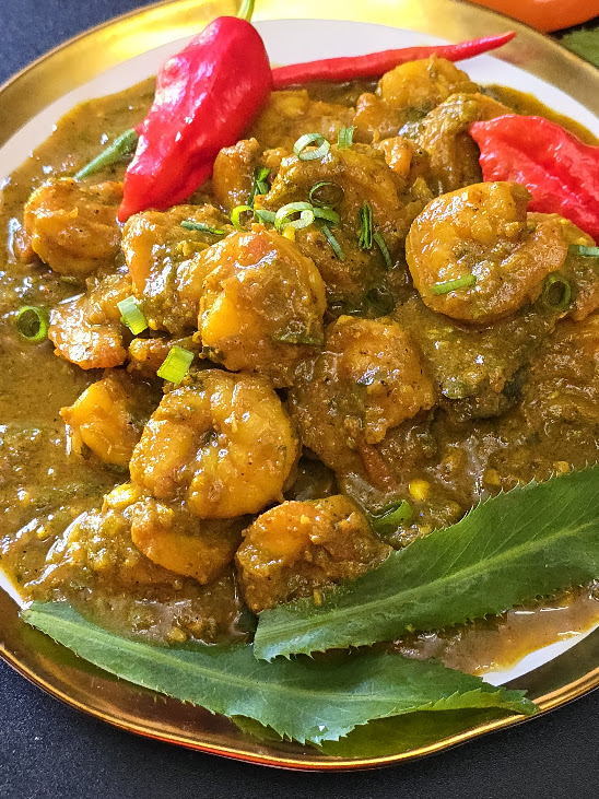 Curry Shrimp and Plantain